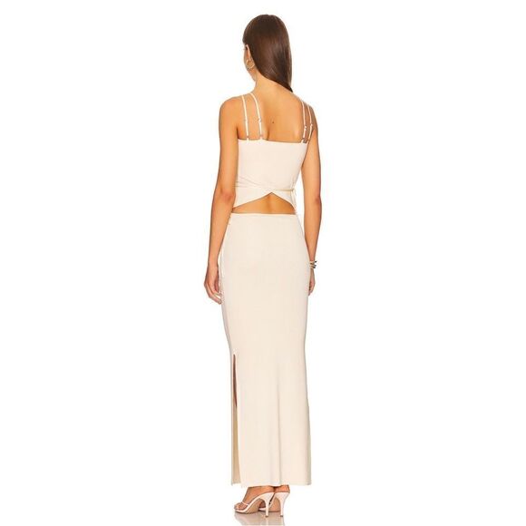 NWT Aya Muse Willow Dress in Off White, Size Large - Picture 4 of 15